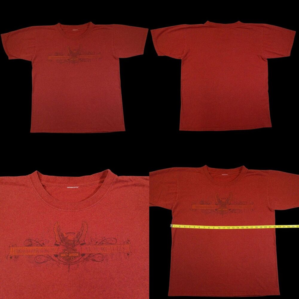 Vintage Harley Davidson Sarasota Florida Shirt Y2K 00s Biker Motorcycle Size XL